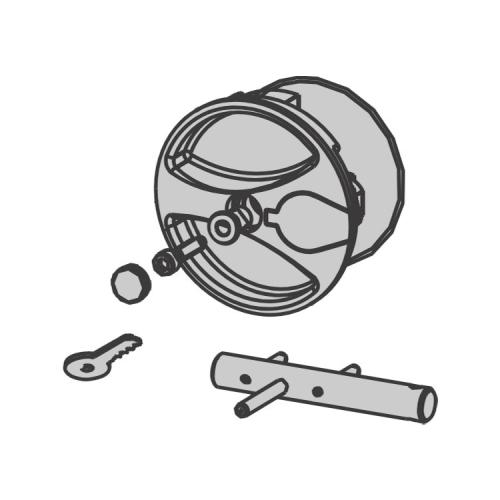 GEN6020331 GRUPPO MANOPOLA E PERNO DI BLOCCO COMPAS