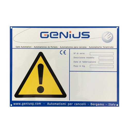 GEN6100018 TARGA LOGO GENIUS