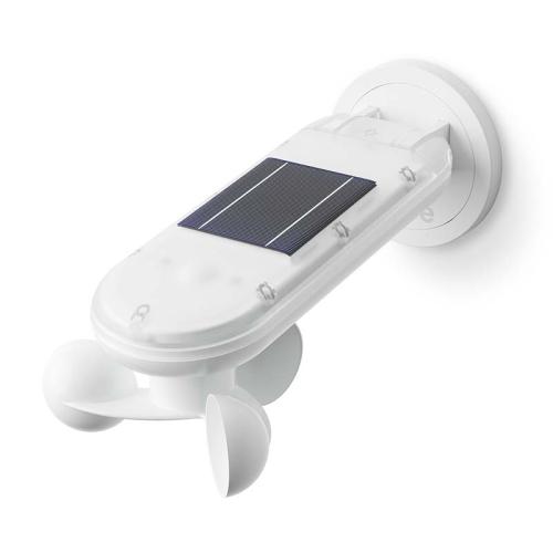 NICDOMIWSC Sensore Vento-Sole, bidirezionale, alimentato da celle fotovoltaiche integrate