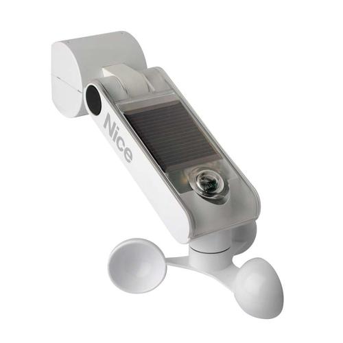 NICNEMOWSCT Sensore Vento-Sole, via radio, alimentato con celle fotovoltaiche integrate