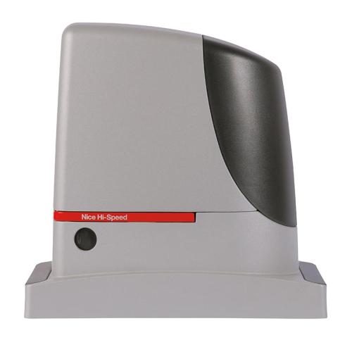 NICRUN1200HS Irreversibile, 24 Vdc, veloce, con centrale integrata,
finecorsa elettromeccanico, per cancelli fino a 1200 kg
